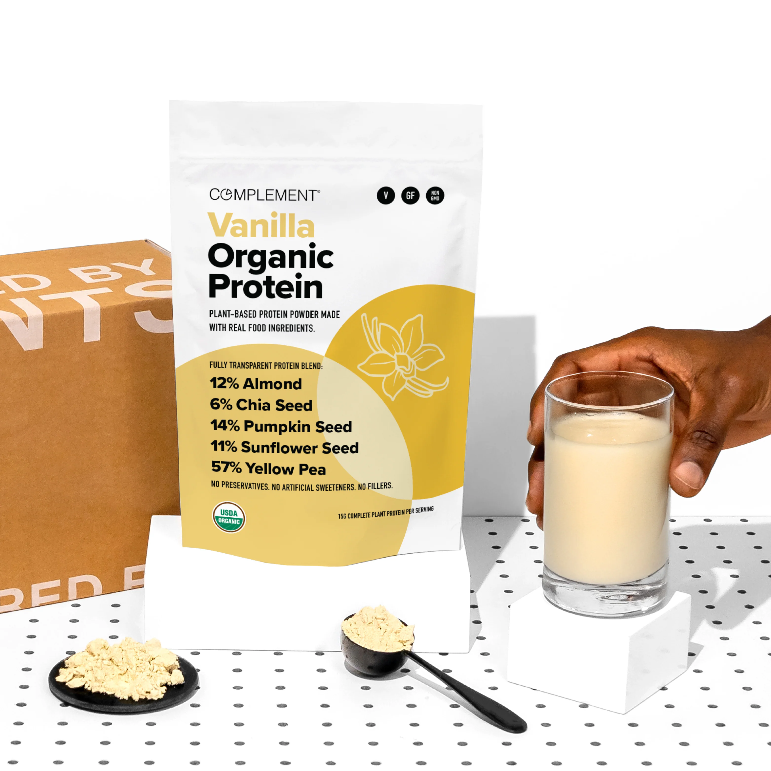 COMPLEMENT® Organic Plant-Based Protein - Vanilla - Image 3